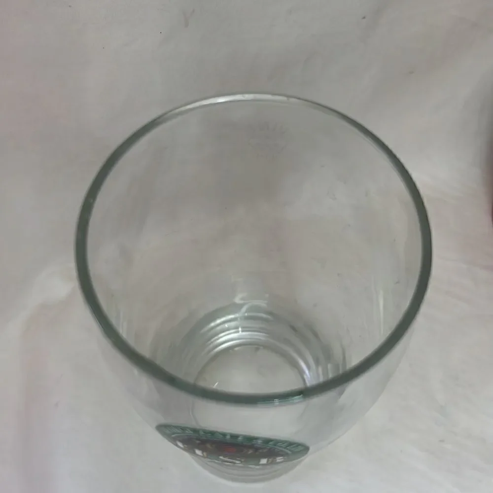 HSB Bitter Beer Glass Clear Pint 16 Oz 3 In Round 6 1/4 Tall  Brewers Ales Bar